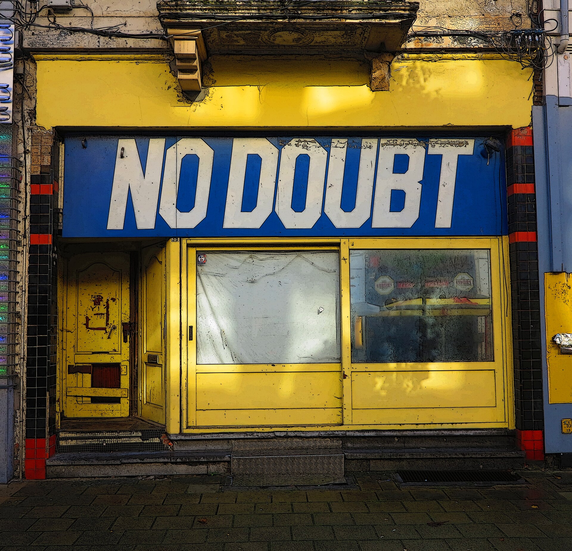 A Doubtful Storefront   panoramio