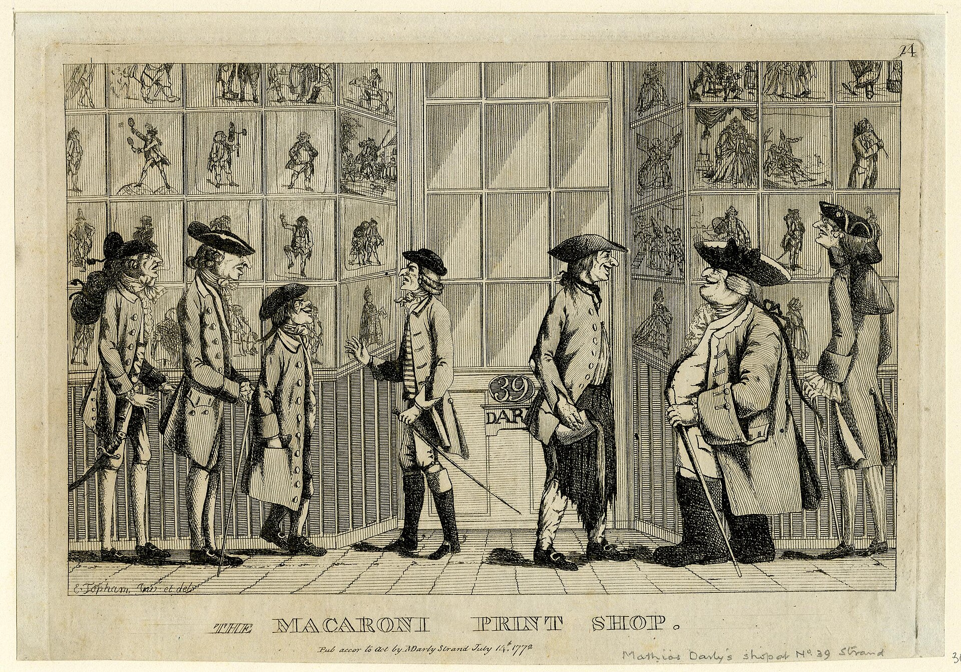 A Macaroni Print Shop (BM Heal,Portraits.303)