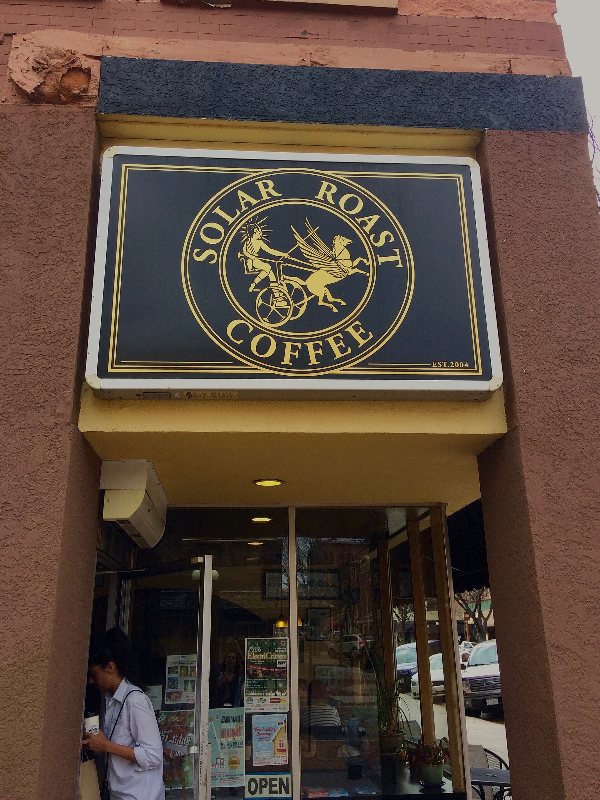 Solar Roast Storefront.